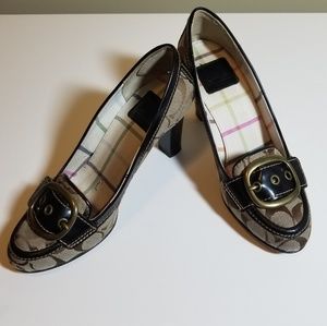 EUC Coach signature heels